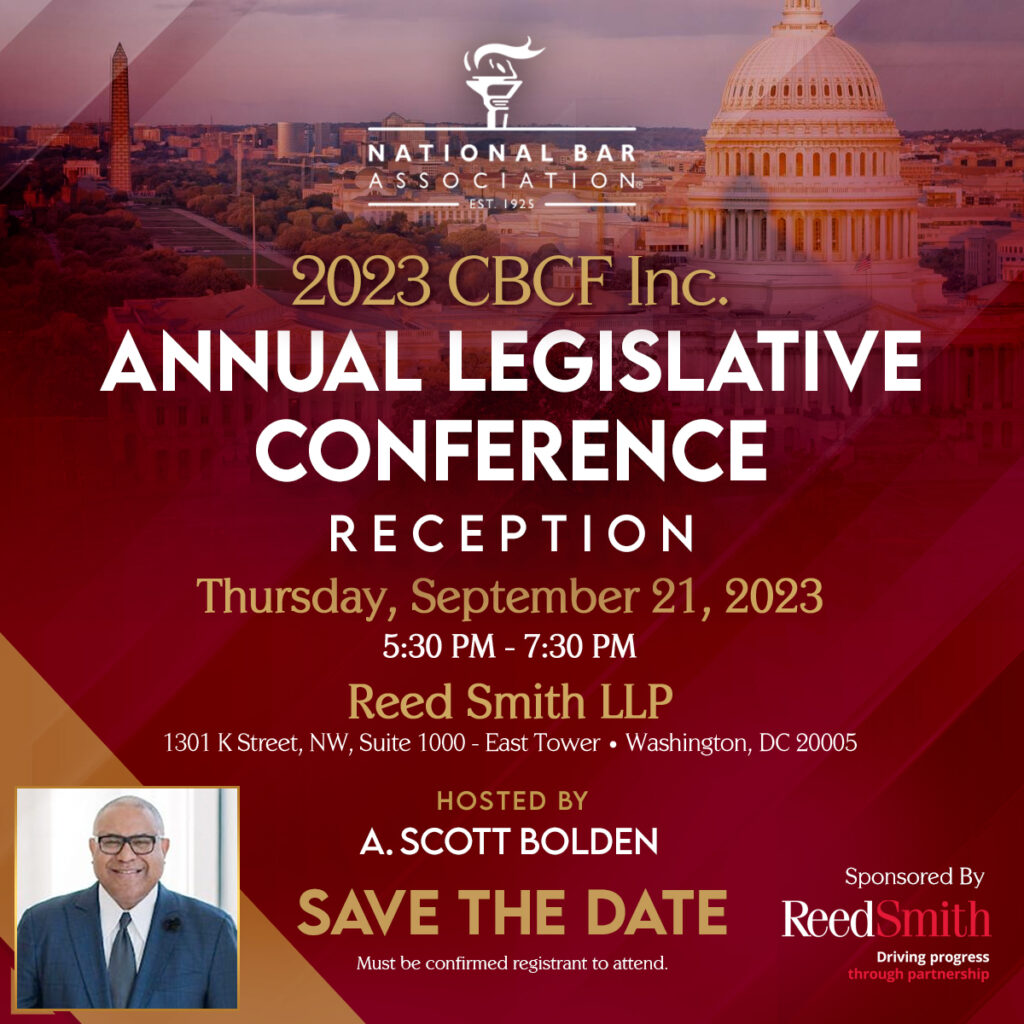 NBA 2023 CBCF Inc, Annual Legislative Conference Reception National